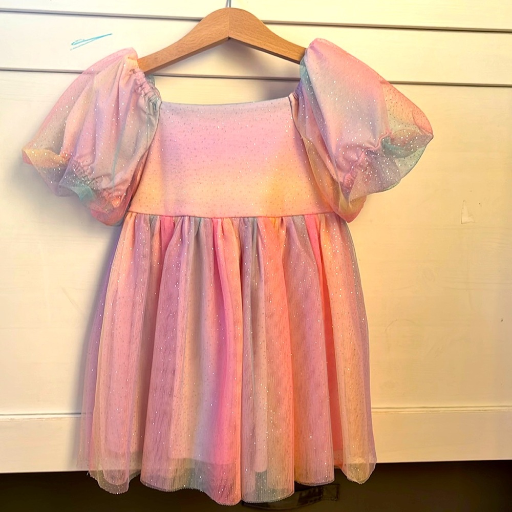 Rainbow party dress